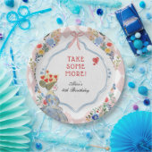 Alice in Wonderland Birthday Party Papieren Bordje (Feest)