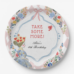 Alice in Wonderland Birthday Party Papieren Bordje