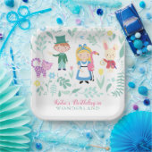 Alice in Wonderland Birthday Party Papieren Bordje (Feest)