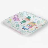 Alice in Wonderland Birthday Party Papieren Bordje (Gebogen)
