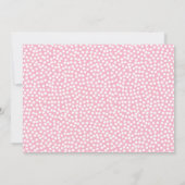 Alice in Wonderland Birthday Party Polka Dots Kaart (Achterkant)