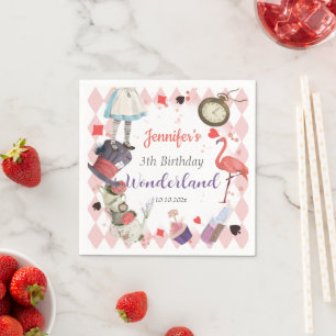 Alice in Wonderland Birthday Servet