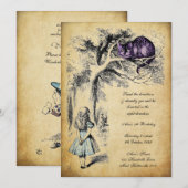 Alice in Wonderland Birthday UnBirthday Kaart (Voorkant / Achterkant)