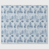 Alice in Wonderland Blue  Book Gift Wrap Cadeaupapier (Vlak)