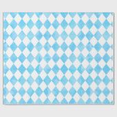 Alice in Wonderland Blue Cadeaupapier (Vlak)