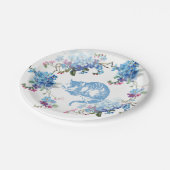 Alice in Wonderland Blue Cheshire Cat Paper Bord (Gekanteld)