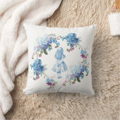 Alice in Wonderland Blue Floral Sierkussen (Deken)