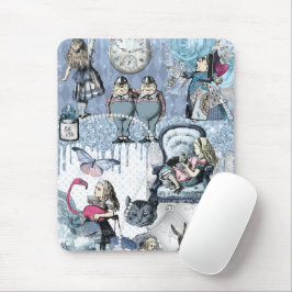 Alice in Wonderland Blue Ice Elegant Muismat