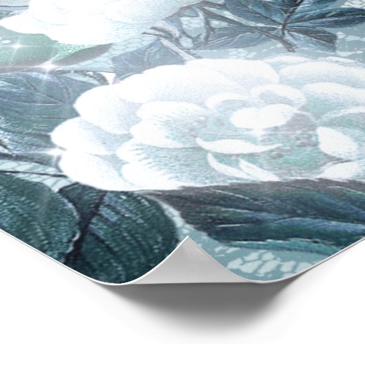 Alice in Wonderland Blue Poster (Hoek)