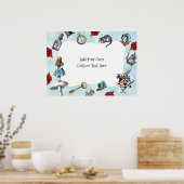 Alice in Wonderland Blue Poster (Keuken)