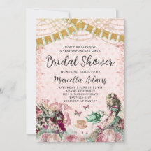 Alice in Wonderland Blush & Mint Vrijgezellenfeest