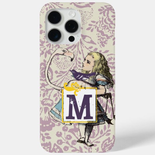 Alice in Wonderland Blush Pink Flamingo Case-Mate iPhone Case (Achterkant)