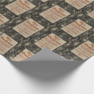 Alice in Wonderland Boekomslag  Cadeaupapier
