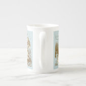 Alice in Wonderland Bone China Porselein Kop (Achterkant)