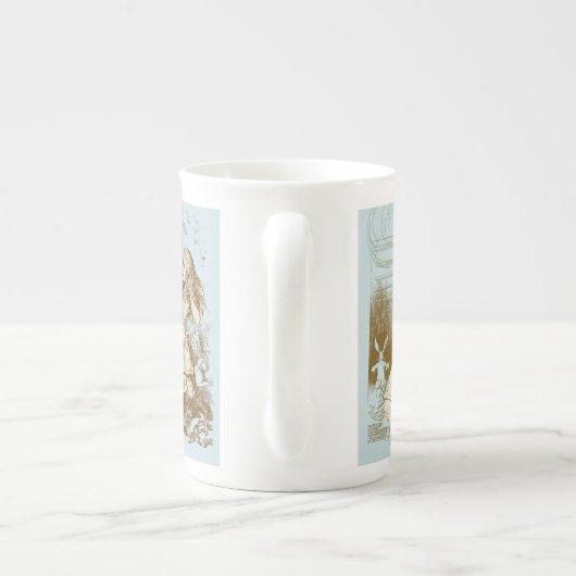 Alice in Wonderland Bone China Porselein Kop (Achterkant)