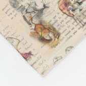 Alice in Wonderland  Book Fleece Blanket (Hoek)