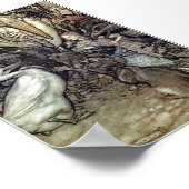 Alice in Wonderland Book Illustration Poster (Hoek)