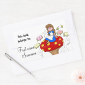 Alice in Wonderland Book Label (Envelop)