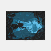 Alice in Wonderland Book Lover Throw Blanket Fleece Deken (Voorkant (Horizontaal))