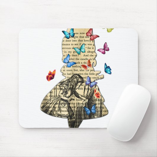 Alice in Wonderland  Book Muismat (Met muis)