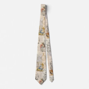 Alice in Wonderland Book Stropdas