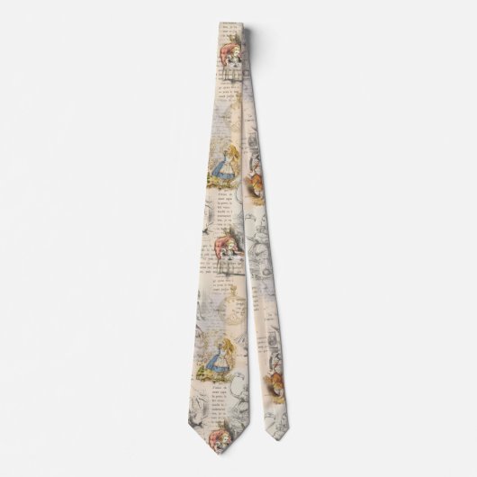 Alice in Wonderland  Book Stropdas (Voorkant)