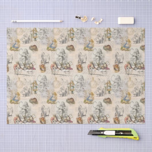 Alice in Wonderland Book Tissue Paper Tissuepapier (Craft)
