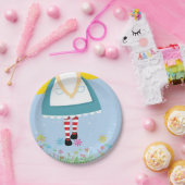 Alice in Wonderland borden op jaarpapier Papieren Bordje (Feest)