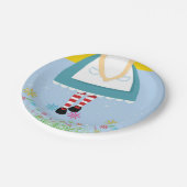 Alice in Wonderland borden op jaarpapier Papieren Bordje (Gekanteld)