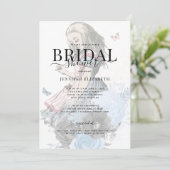 Alice in Wonderland Bridal Shower Kaart (Staand voorkant)