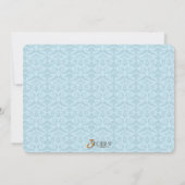 Alice in Wonderland Bridal Shower Kaart (Achterkant)