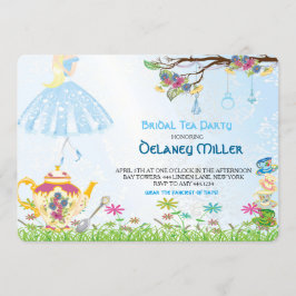 Alice in Wonderland Bridal Shower Kaart