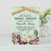 Alice in Wonderland Bridal Shower Kaart (Staand voorkant)