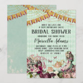 Alice in Wonderland Bridal Shower Kaart (Voorkant / Achterkant)