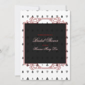 Alice in Wonderland Bridal Shower Kaart (Voorkant)