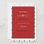 Alice in Wonderland Bridal Shower Kaart (Voorkant)