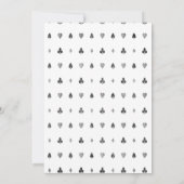 Alice in Wonderland Bridal Shower Kaart (Achterkant)