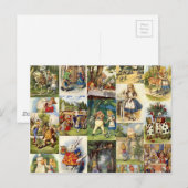 alice in wonderland briefkaart (Voorkant / Achterkant)