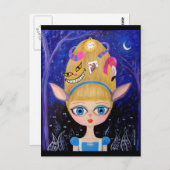 Alice in Wonderland Briefkaart (Voorkant / Achterkant)