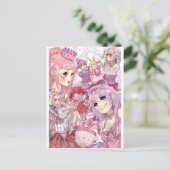 alice in wonderland briefkaart (Staand voorkant)