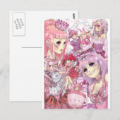 alice in wonderland briefkaart (Voorkant / Achterkant)