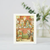 Alice in Wonderland Briefkaart (Staand voorkant)