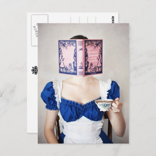 Alice in Wonderland Briefkaart (Voorkant / Achterkant)