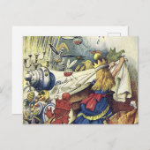 Alice in Wonderland Briefkaart (Voorkant / Achterkant)