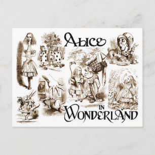 Alice in Wonderland Briefkaart