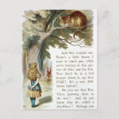 Alice in Wonderland  Briefkaart (Voorkant)