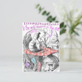 Alice in Wonderland Briefkaart (Staand voorkant)