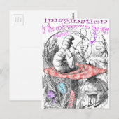 Alice in Wonderland Briefkaart (Voorkant / Achterkant)