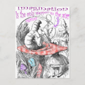 Alice in Wonderland Briefkaart (Voorkant)