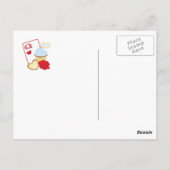 Alice in wonderland briefkaart (Achterkant)